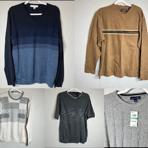 Men's Large Sweater Bundle - Picture 1 of 15